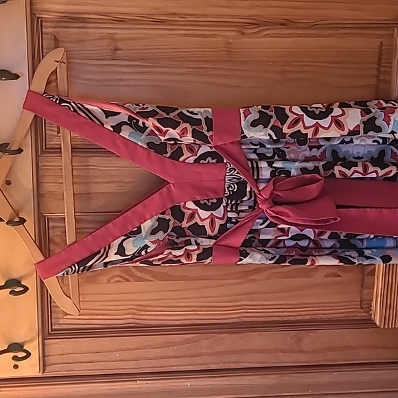 Boho Print V-neck and Back dress - Picture 4 of 10